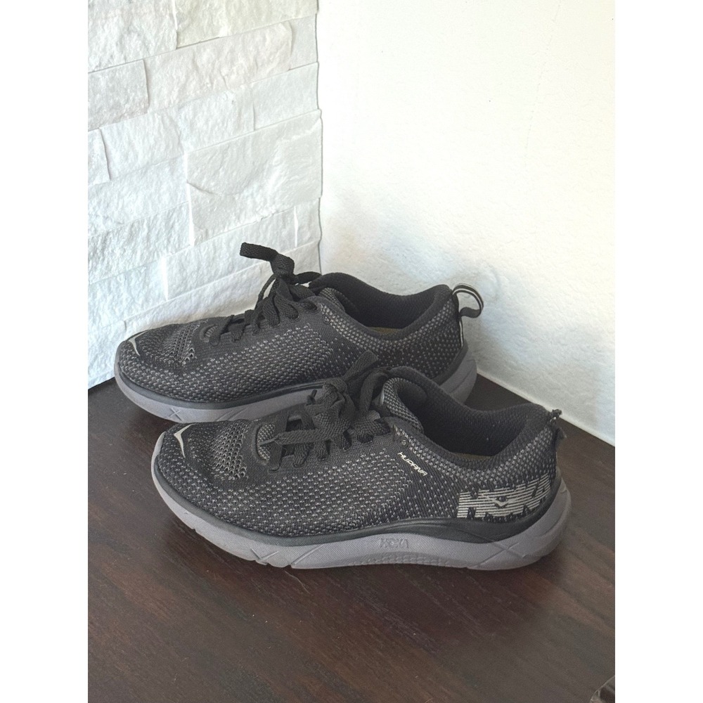 Hoka One One Hupana 2 Black Dark Grey Running Shoes Womens 6.5